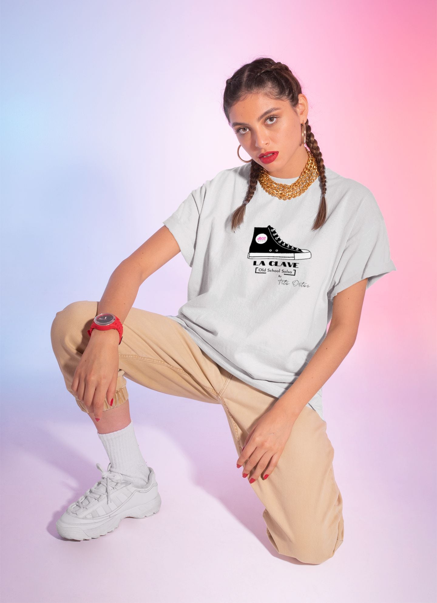 Scan and Dance T-Shirt. Tito Ortos collection NFT edition - World Salsa Championships