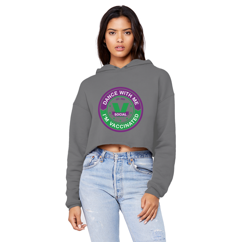Dance with Me Unisex Cropped Raw Edge Boyfriend Hoodie - World Salsa Championships