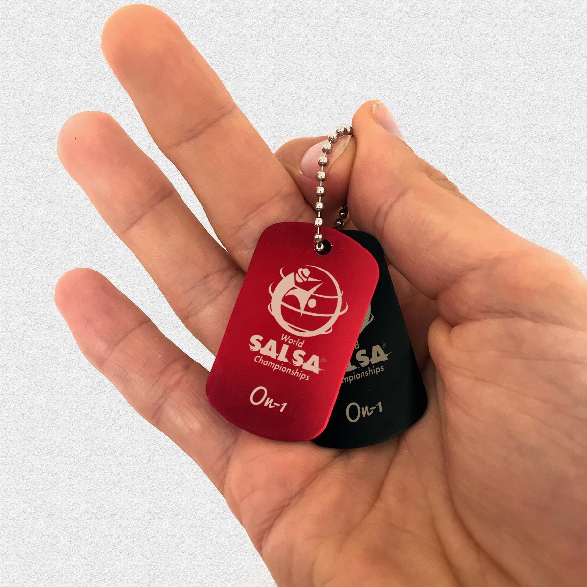 WSC Personalized Dogtag- Color On-1 - World Salsa Championships