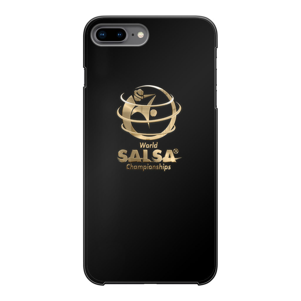 WSC Gold Collection Back Printed Black Hard Phone Case
