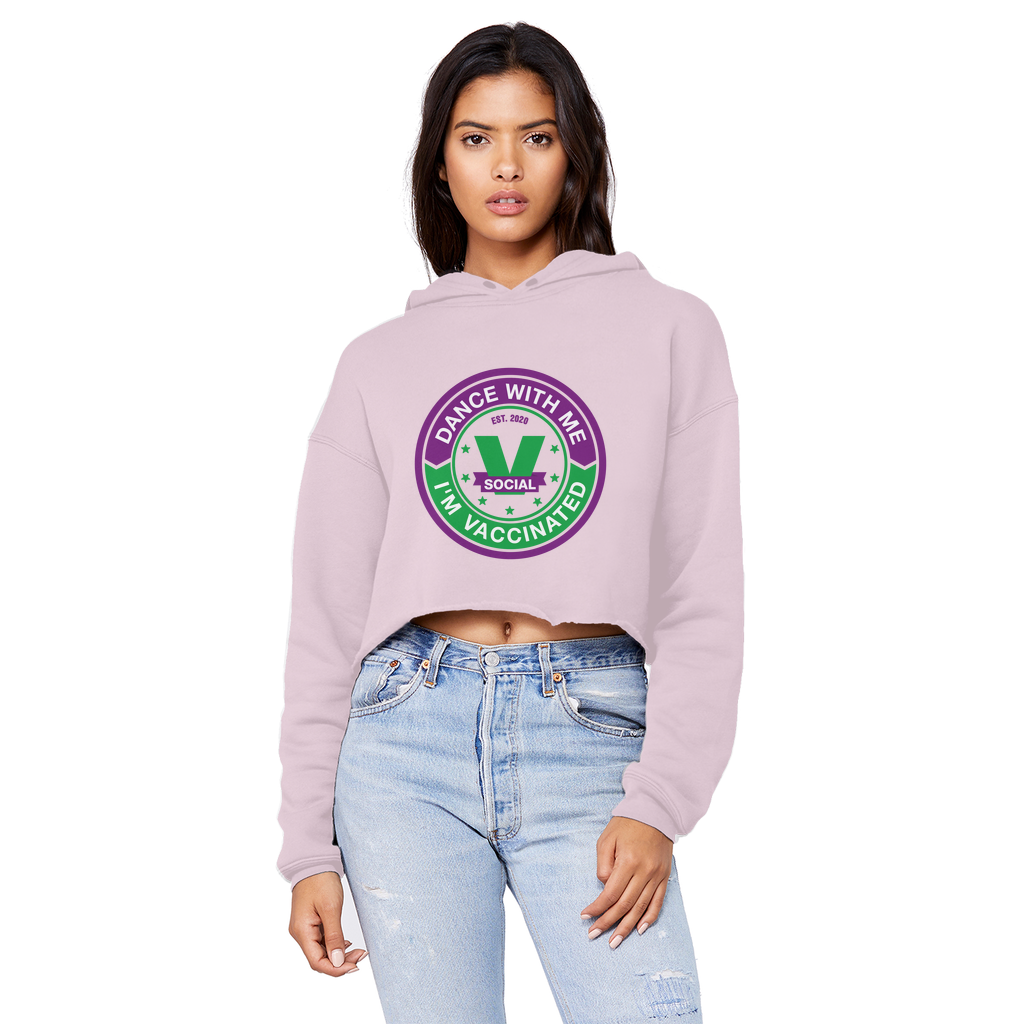 Dance with Me Unisex Cropped Raw Edge Boyfriend Hoodie - World Salsa Championships