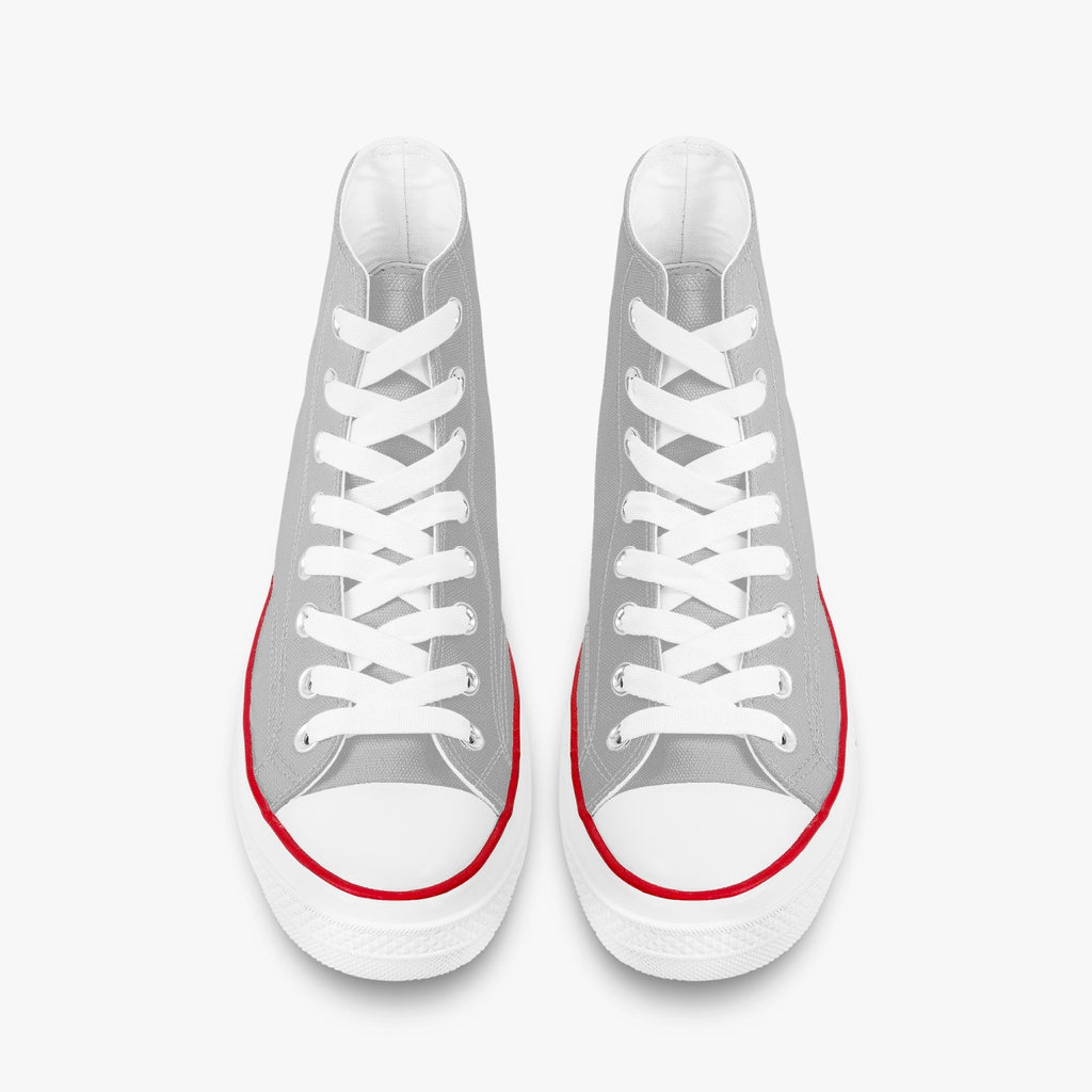 WDG New High-Top Canvas Shoes - White - World Salsa Championships