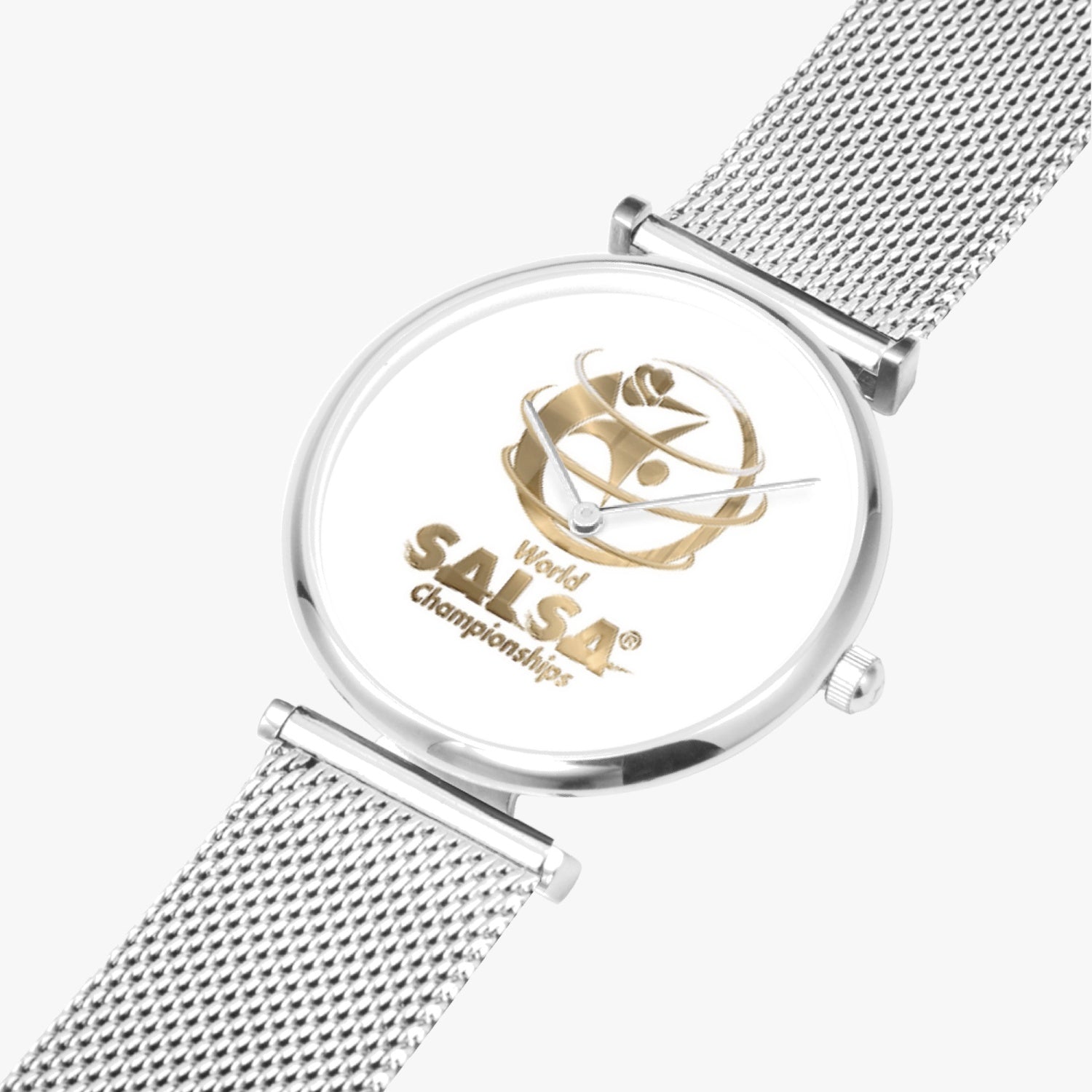 WSC Gold Collection New Stylish Ultra-Thin Quartz Watch - World Salsa Championships