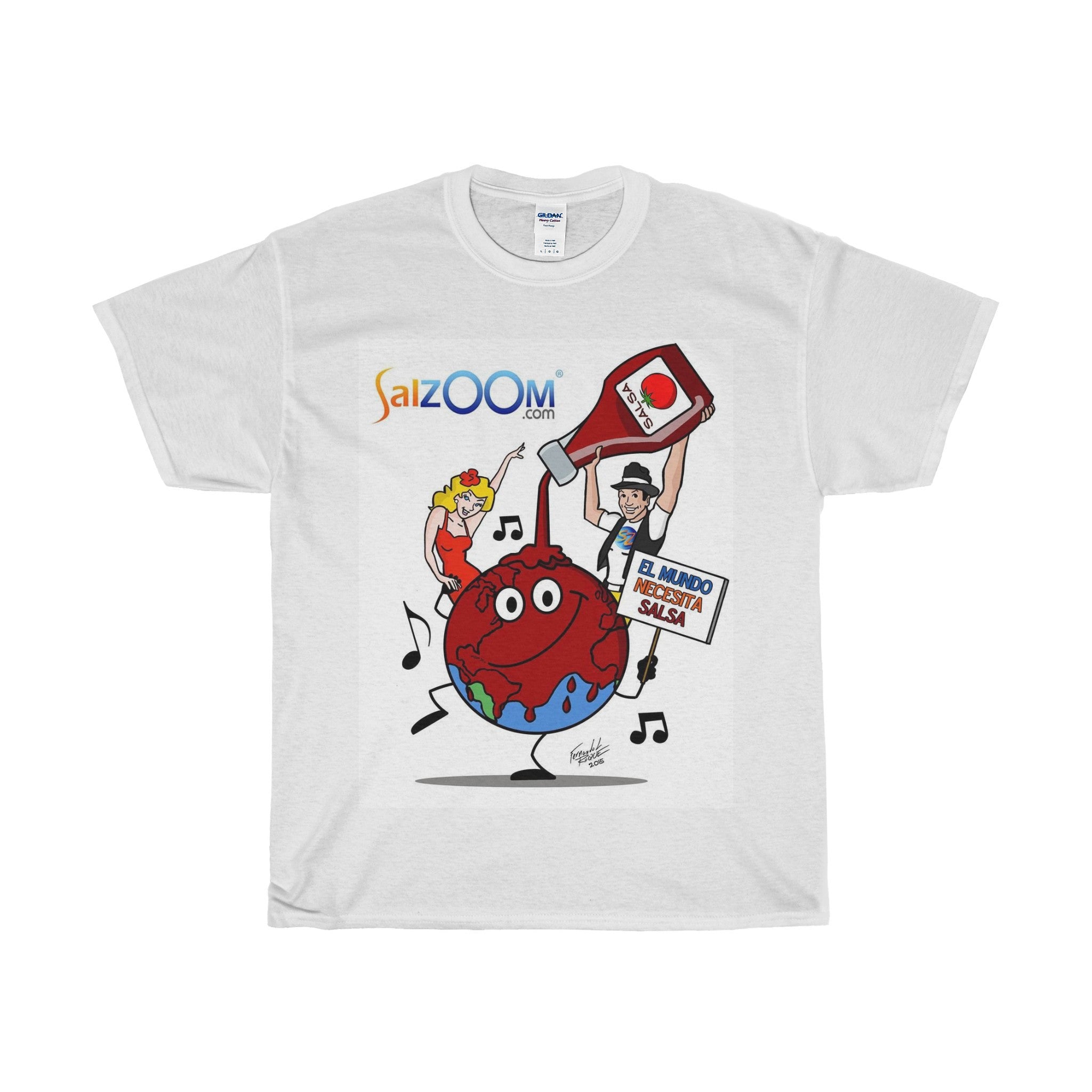 SalZOOM Heavy Cotton T-Shirt - World Salsa Championships