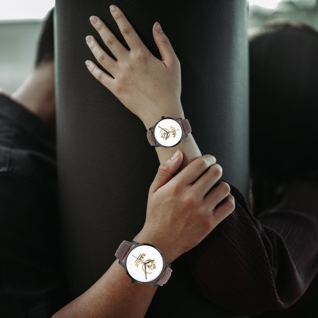 WSC Gold Collection - Instafamous Wide Type Quartz watch