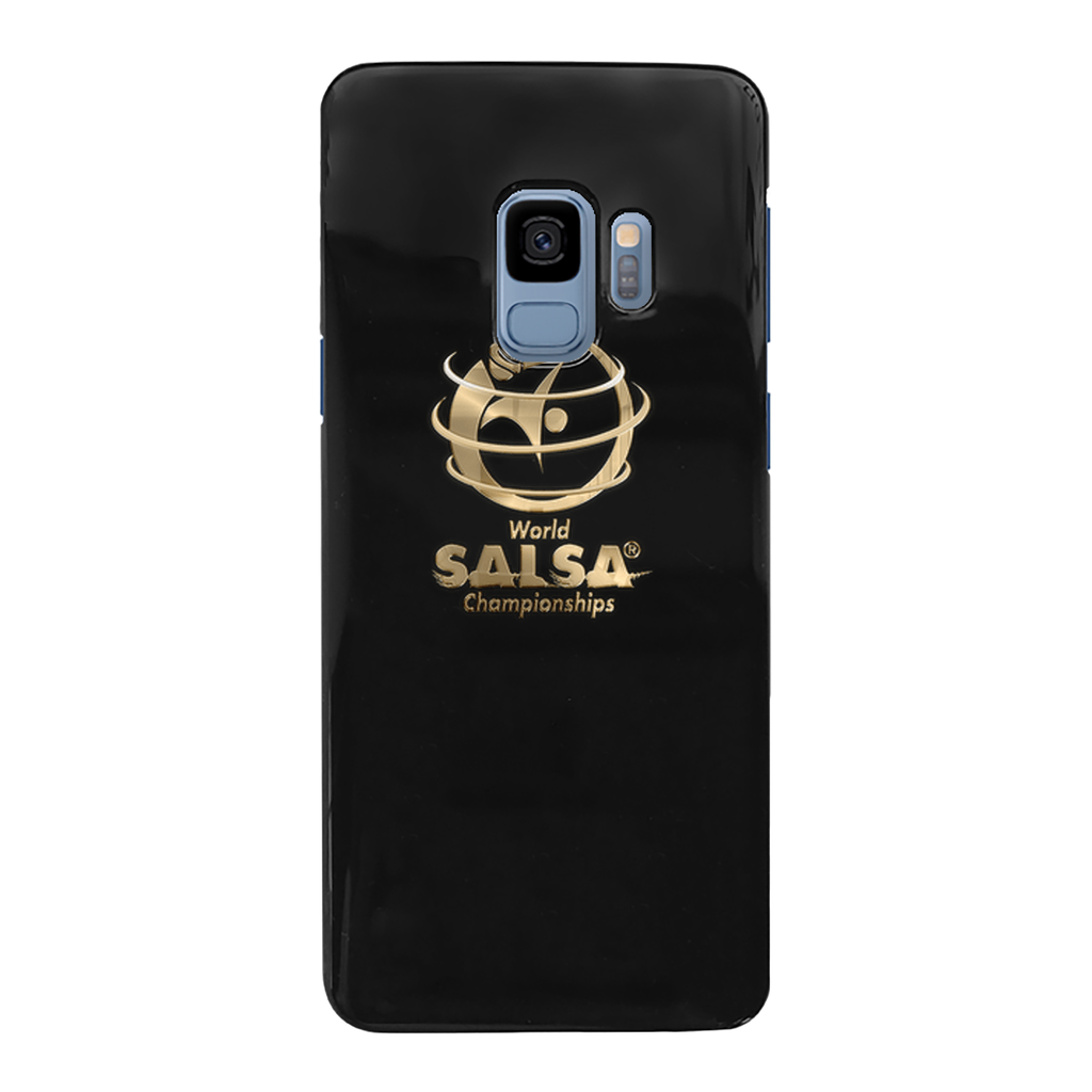 WSC Gold Collection Back Printed Black Hard Phone Case