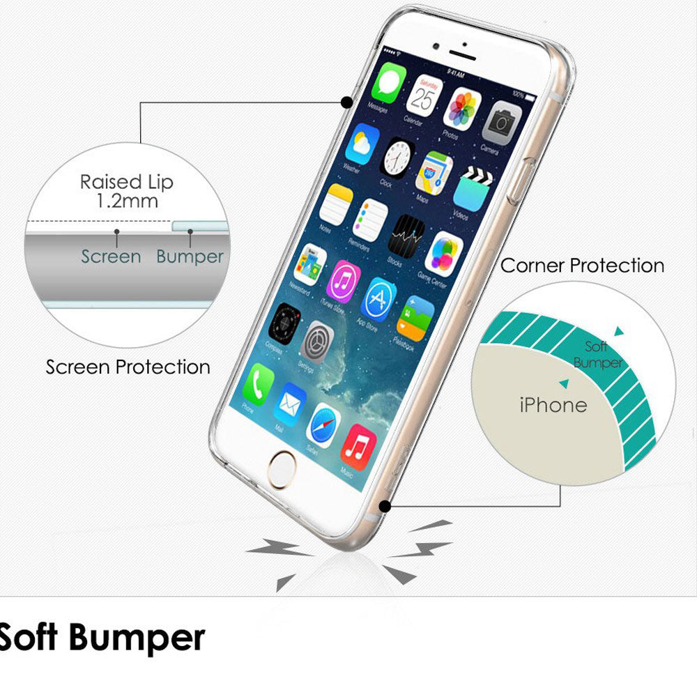 Phone cover-Conga Flag Puerto Rico Clear Soft Silicone Phone Case Cover for iPhone 4 4S 5C 5 SE 5S 6 6S 7 Plus - World Salsa Championships