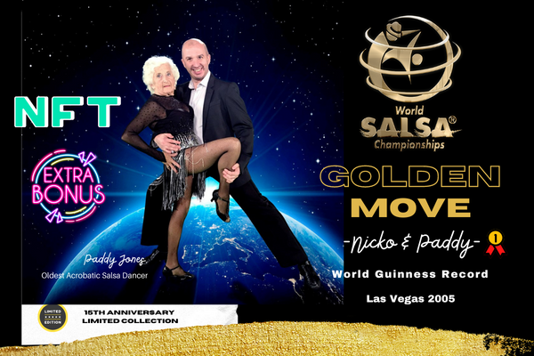 BONUS NFT #23. Nicko and Paddy. DROP IN DATE: APRIL 29,2023 - World Salsa Championships