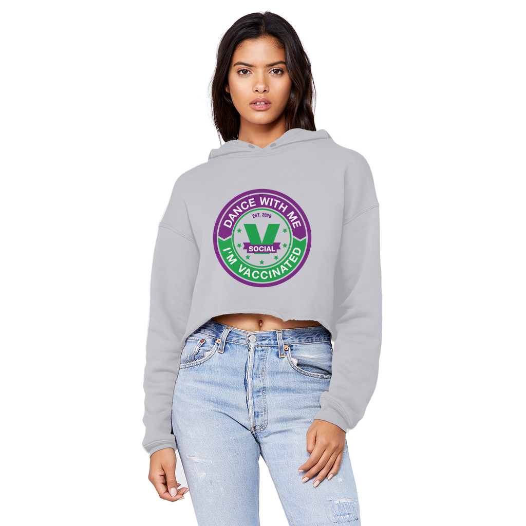 Dance with Me Unisex Cropped Raw Edge Boyfriend Hoodie - World Salsa Championships