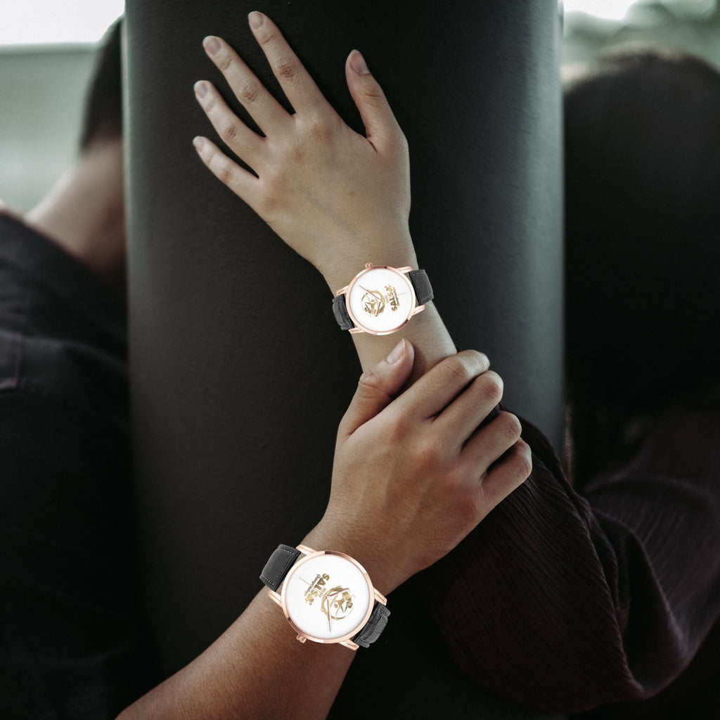 WSC Gold Collection - Instafamous Wide Type Quartz watch