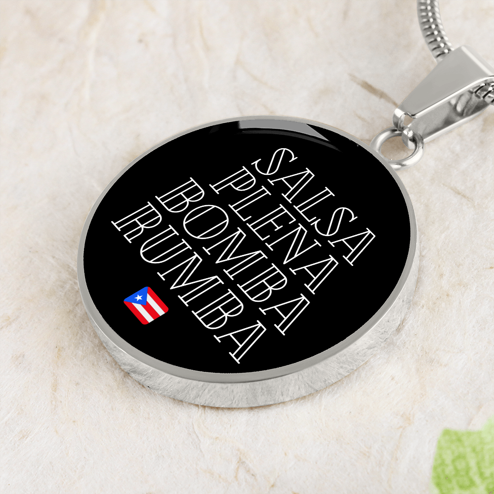 Sounds from Puerto Rico handmade necklace