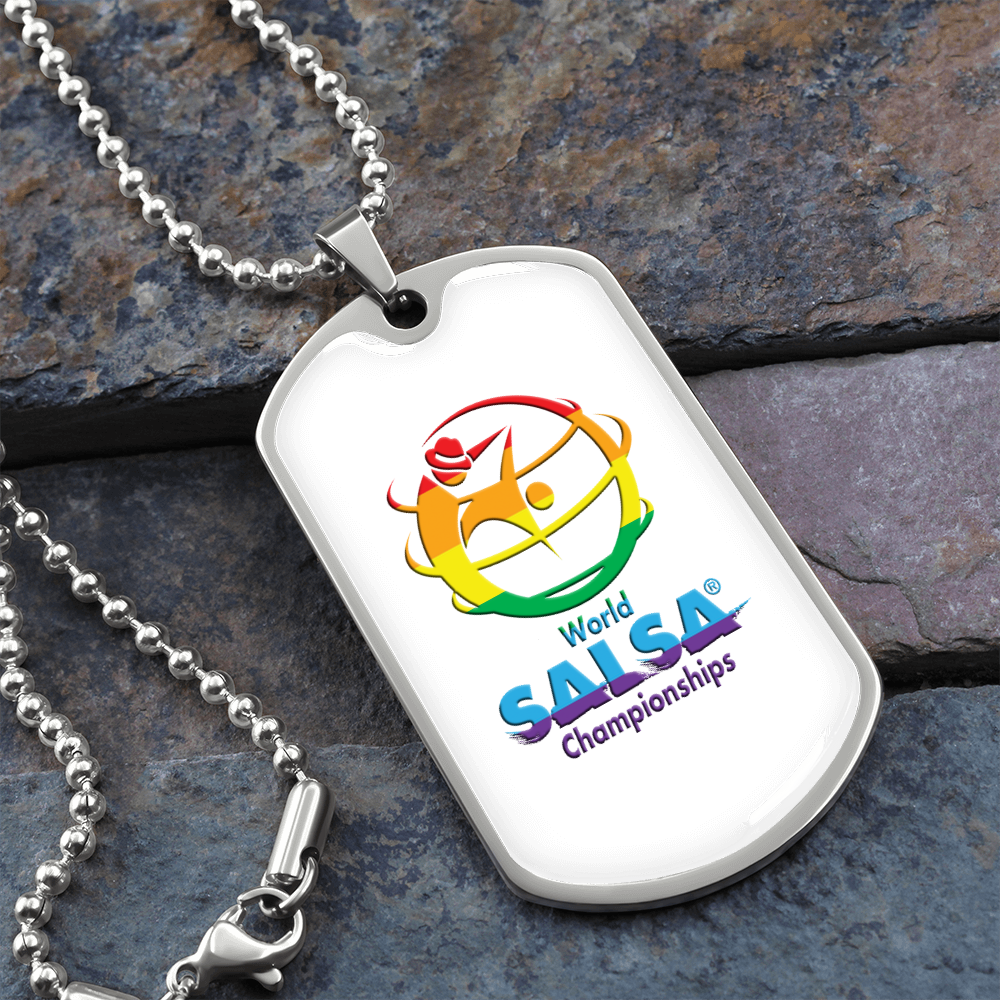 WSC Rainbow Military dog tag
