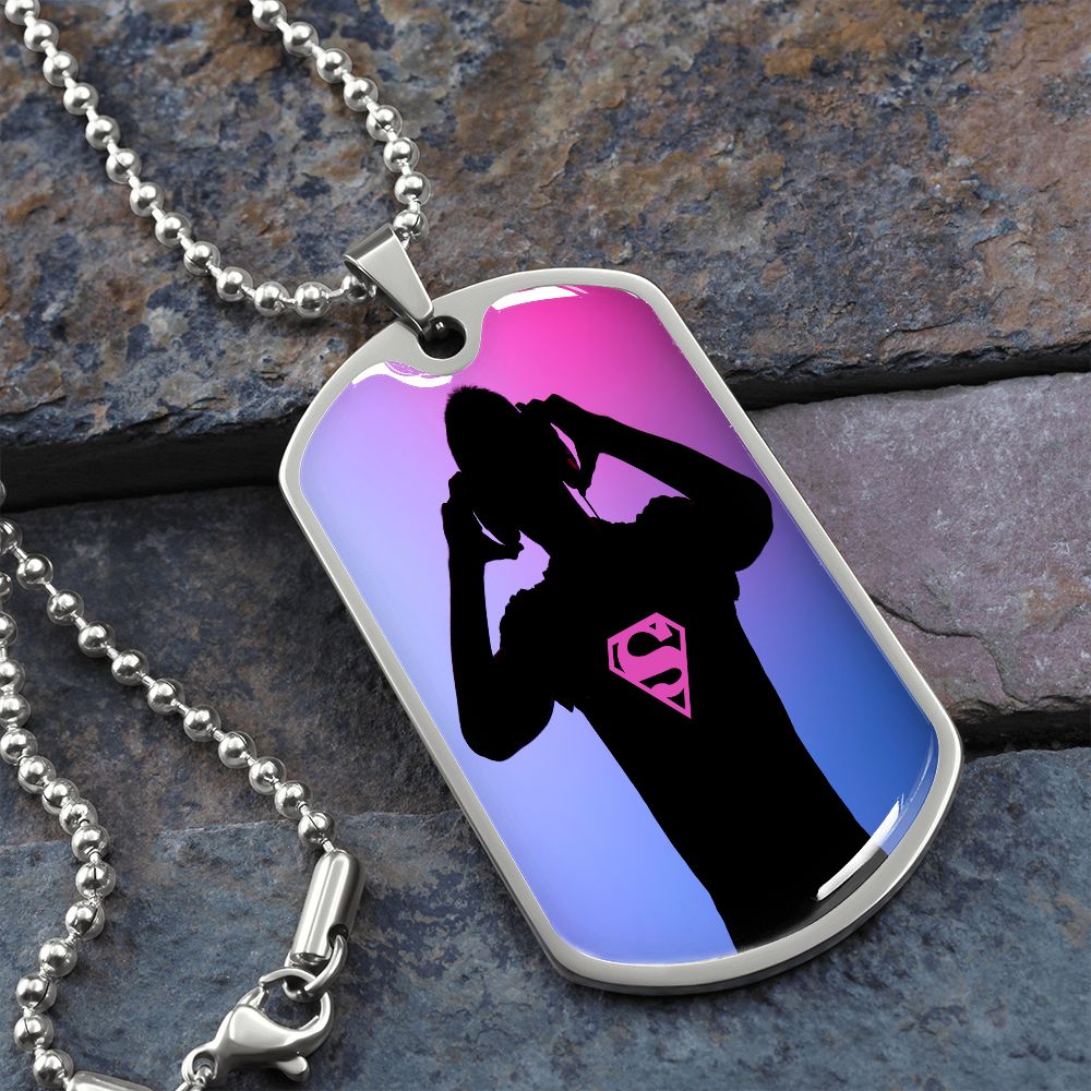 Super DJ military dog tag