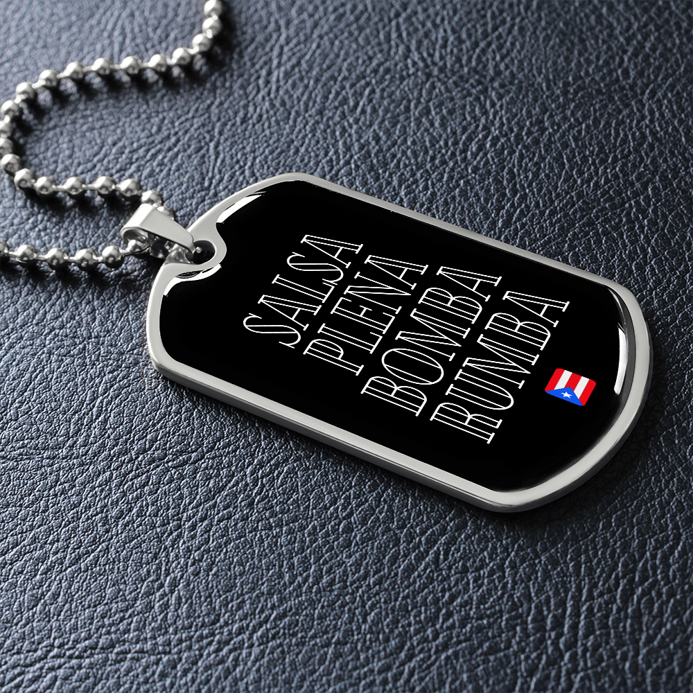 Sounds from Puerto Rico military dog tag