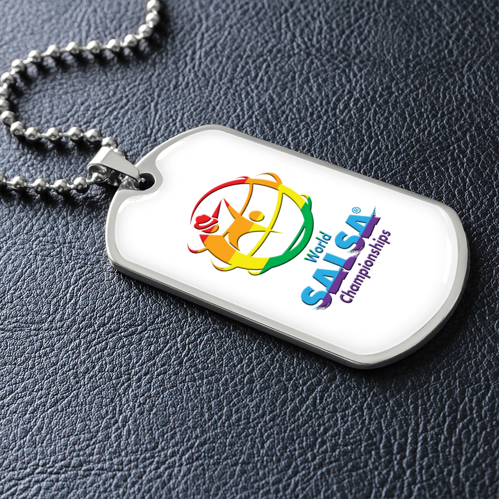 WSC Rainbow Military dog tag