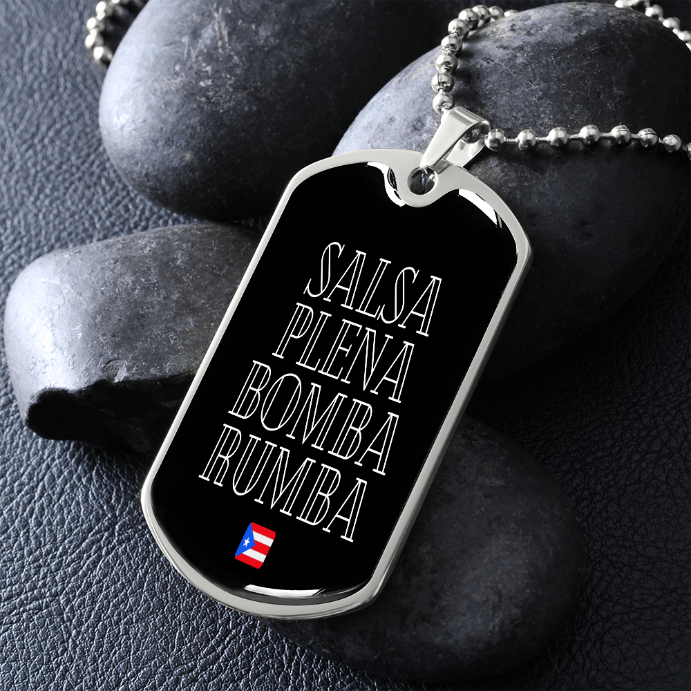 Sounds from Puerto Rico military dog tag
