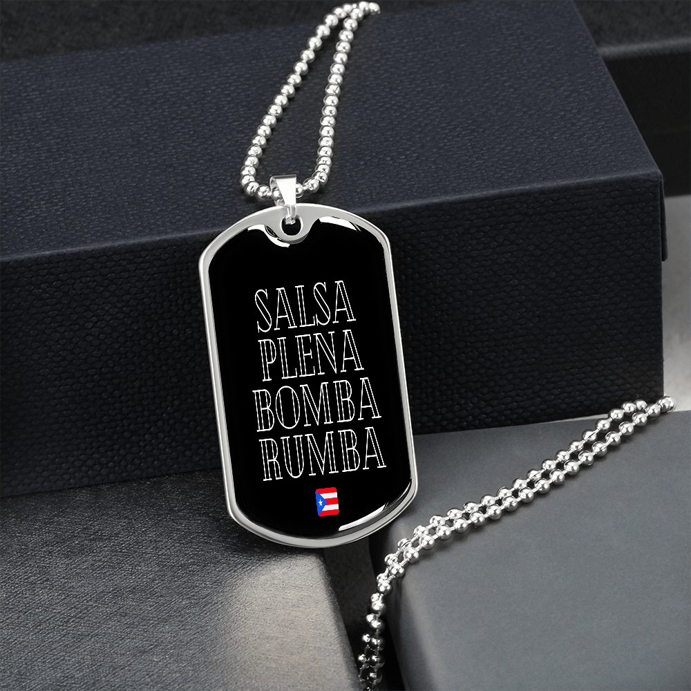 Sounds from Puerto Rico military dog tag