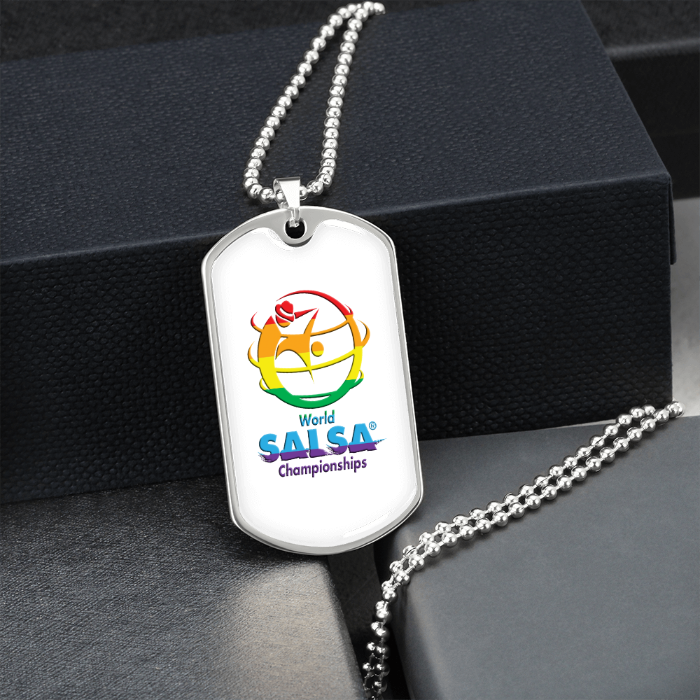 WSC Rainbow Military dog tag