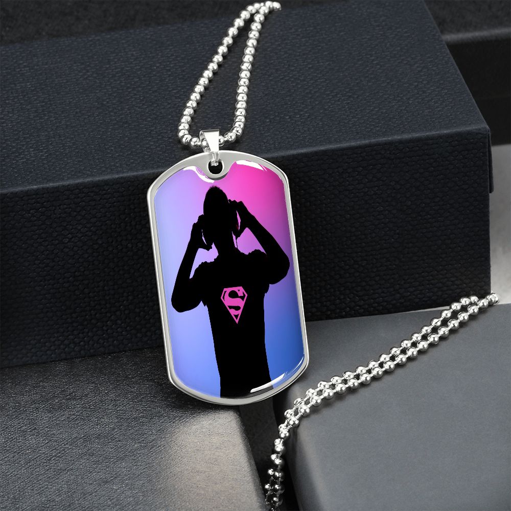 Super DJ military dog tag