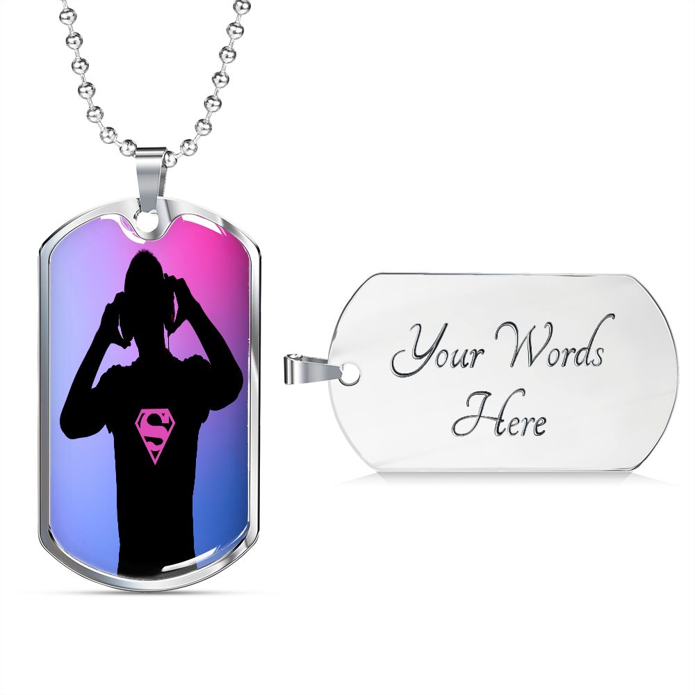 Super DJ military dog tag