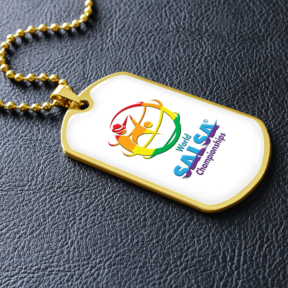 WSC Rainbow Military dog tag