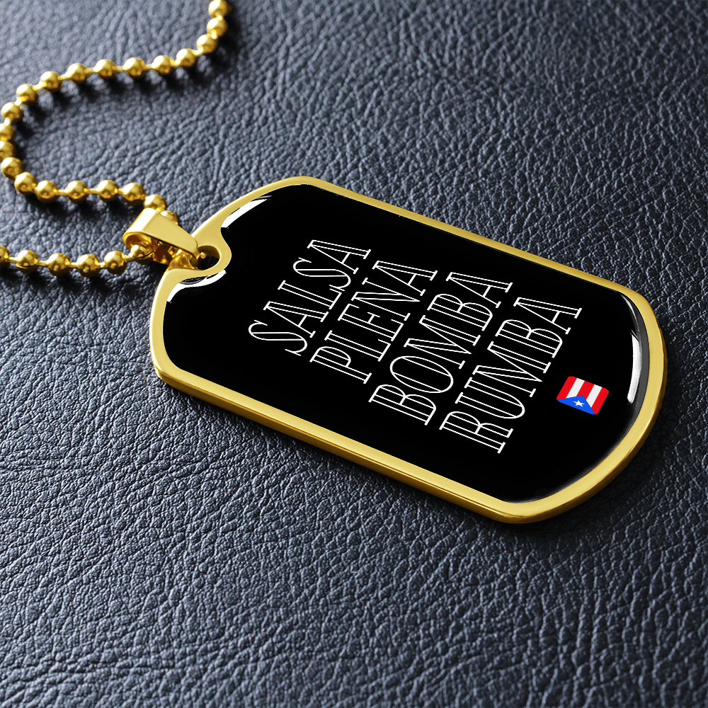 Sounds from Puerto Rico military dog tag