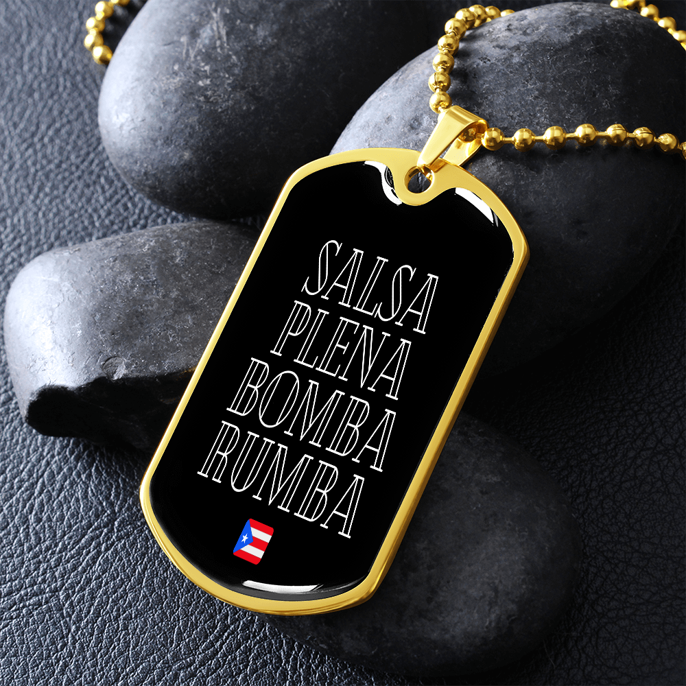 Sounds from Puerto Rico military dog tag