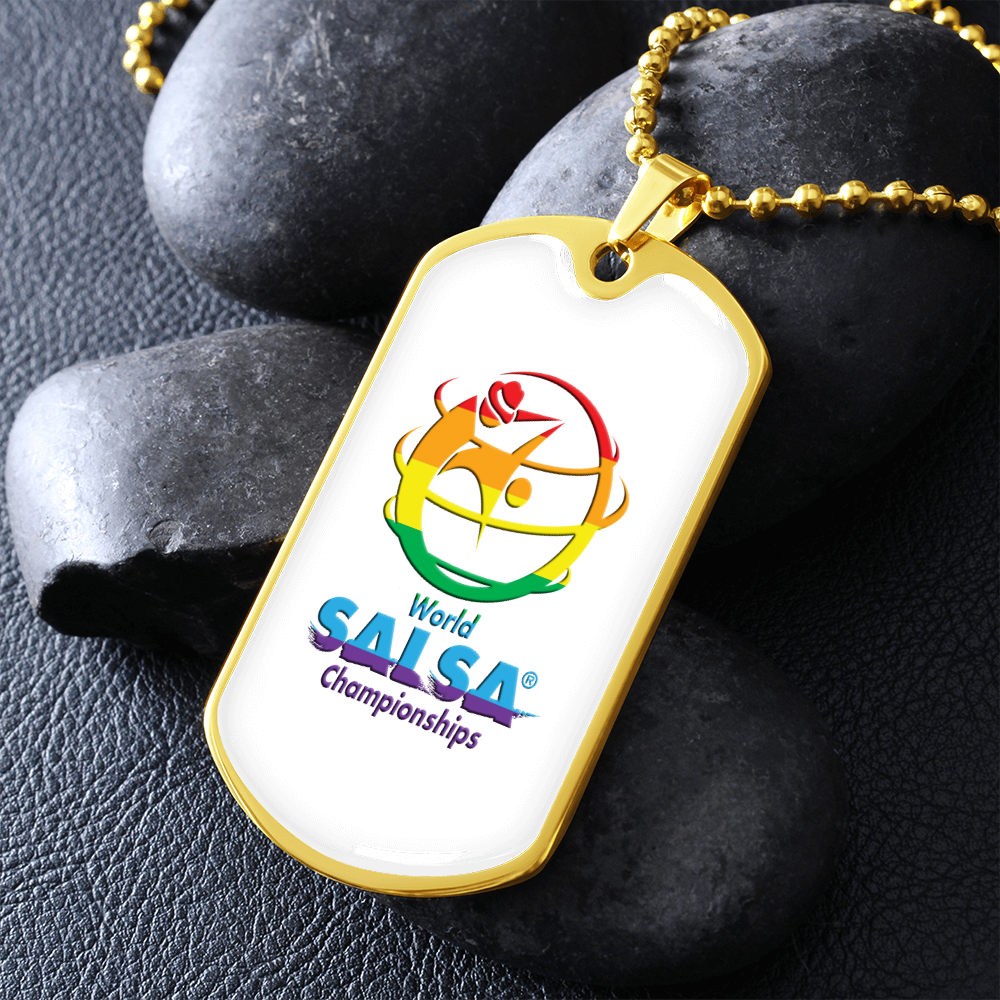 WSC Rainbow Military dog tag
