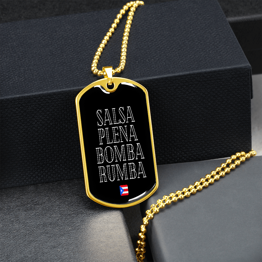 Sounds from Puerto Rico military dog tag
