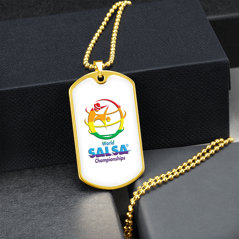 WSC Rainbow Military dog tag