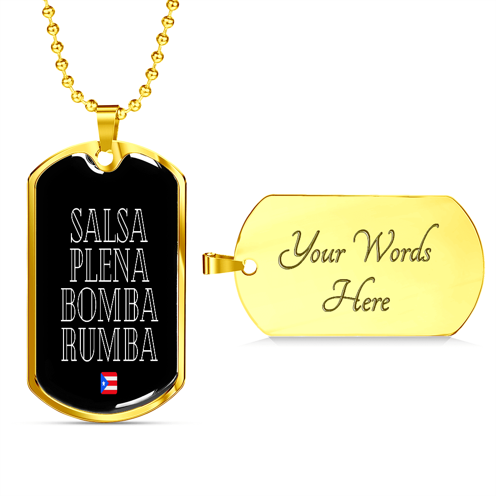 Sounds from Puerto Rico military dog tag