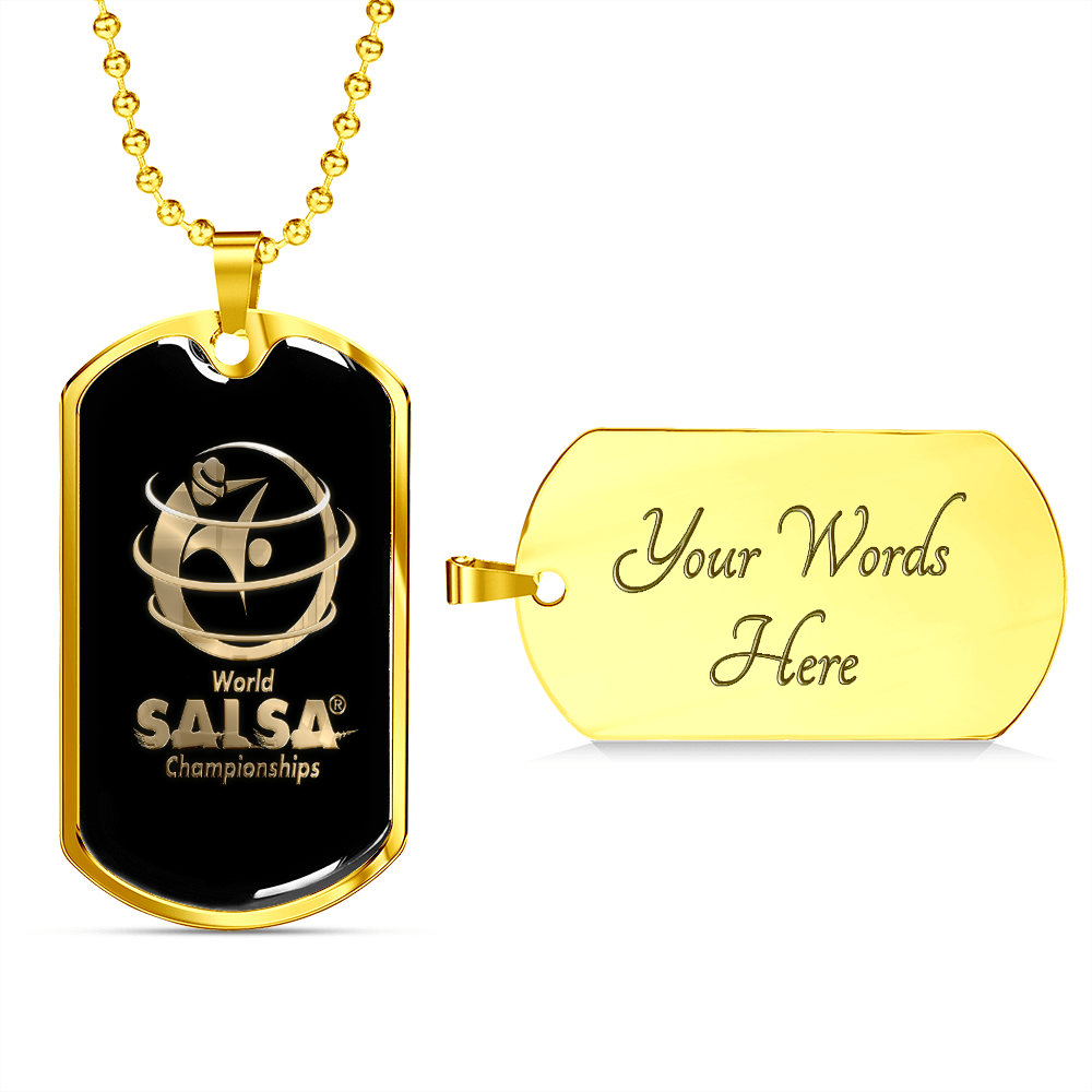 WSC Gold Collection military dog tag