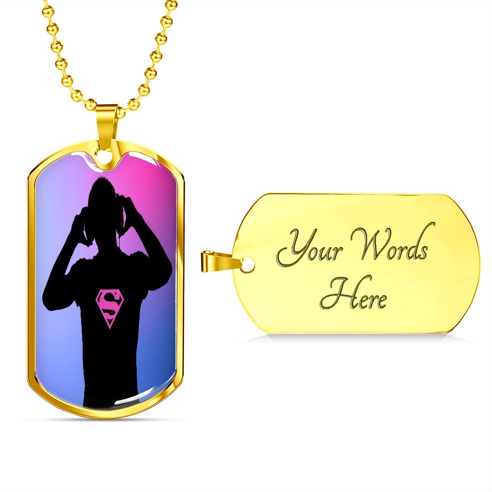 Super DJ military dog tag