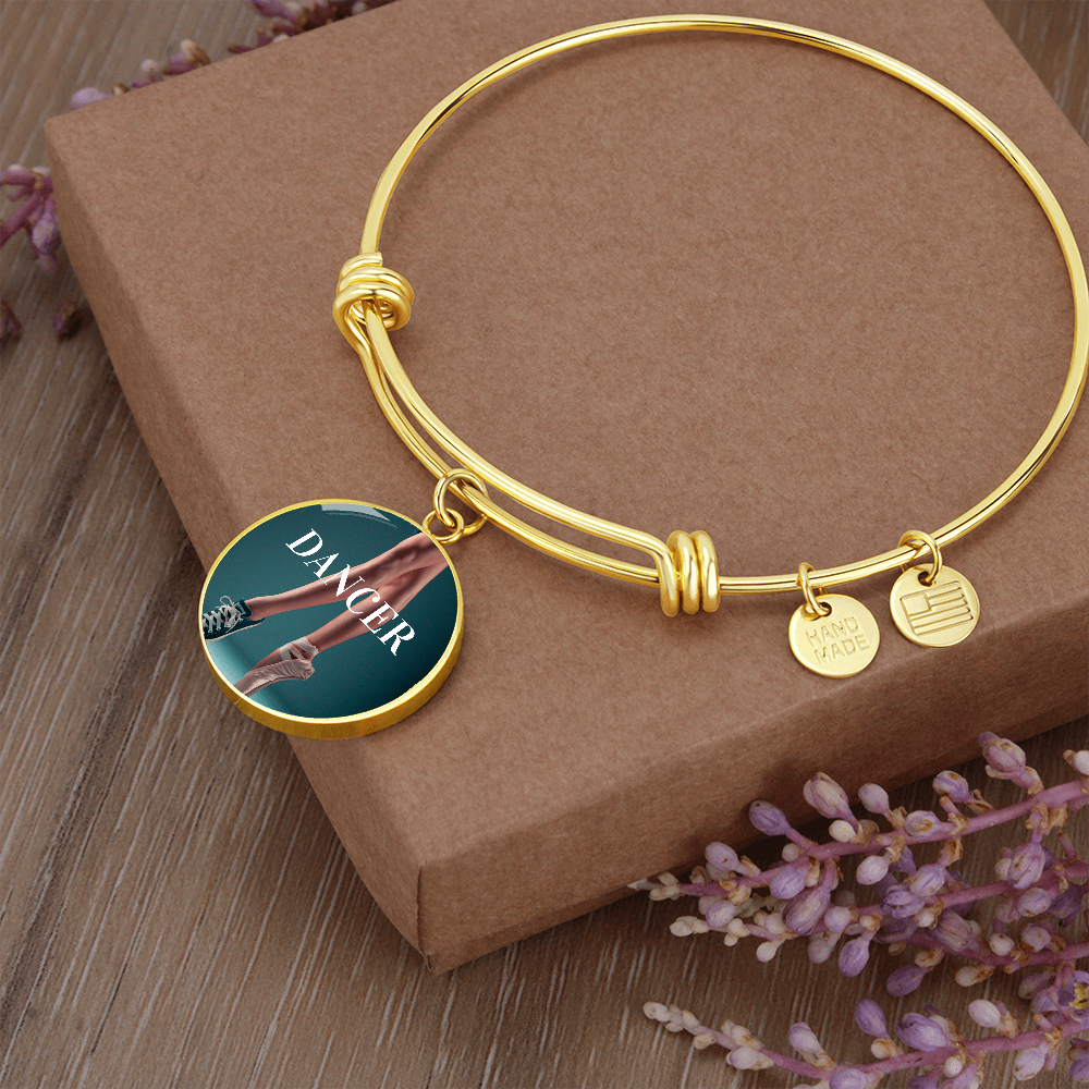 Dancer handmade bracelet. Show the world you are a dancer.