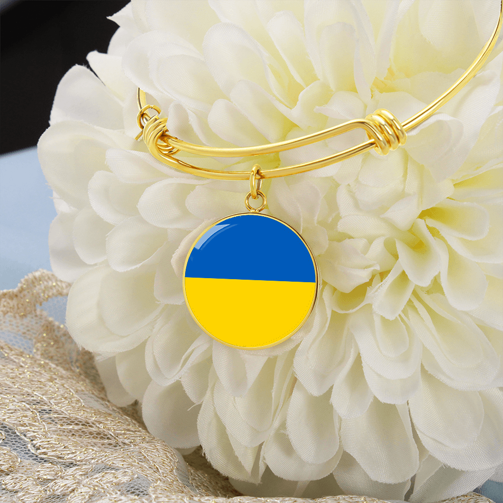Stand for Ukraine hand-made bracelet