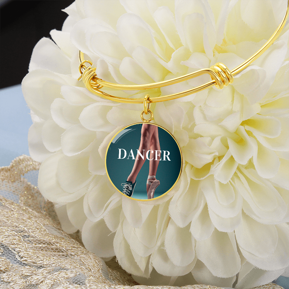 Dancer handmade bracelet. Show the world you are a dancer.