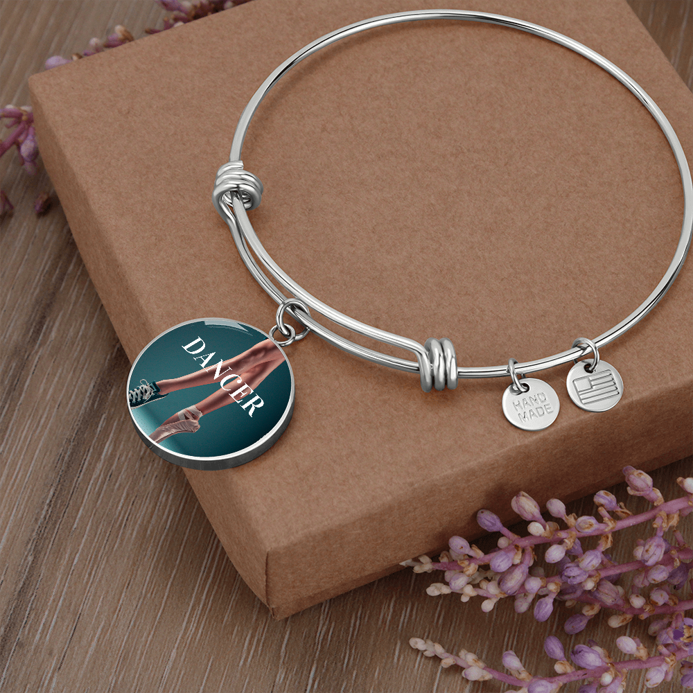 Dancer handmade bracelet. Show the world you are a dancer.