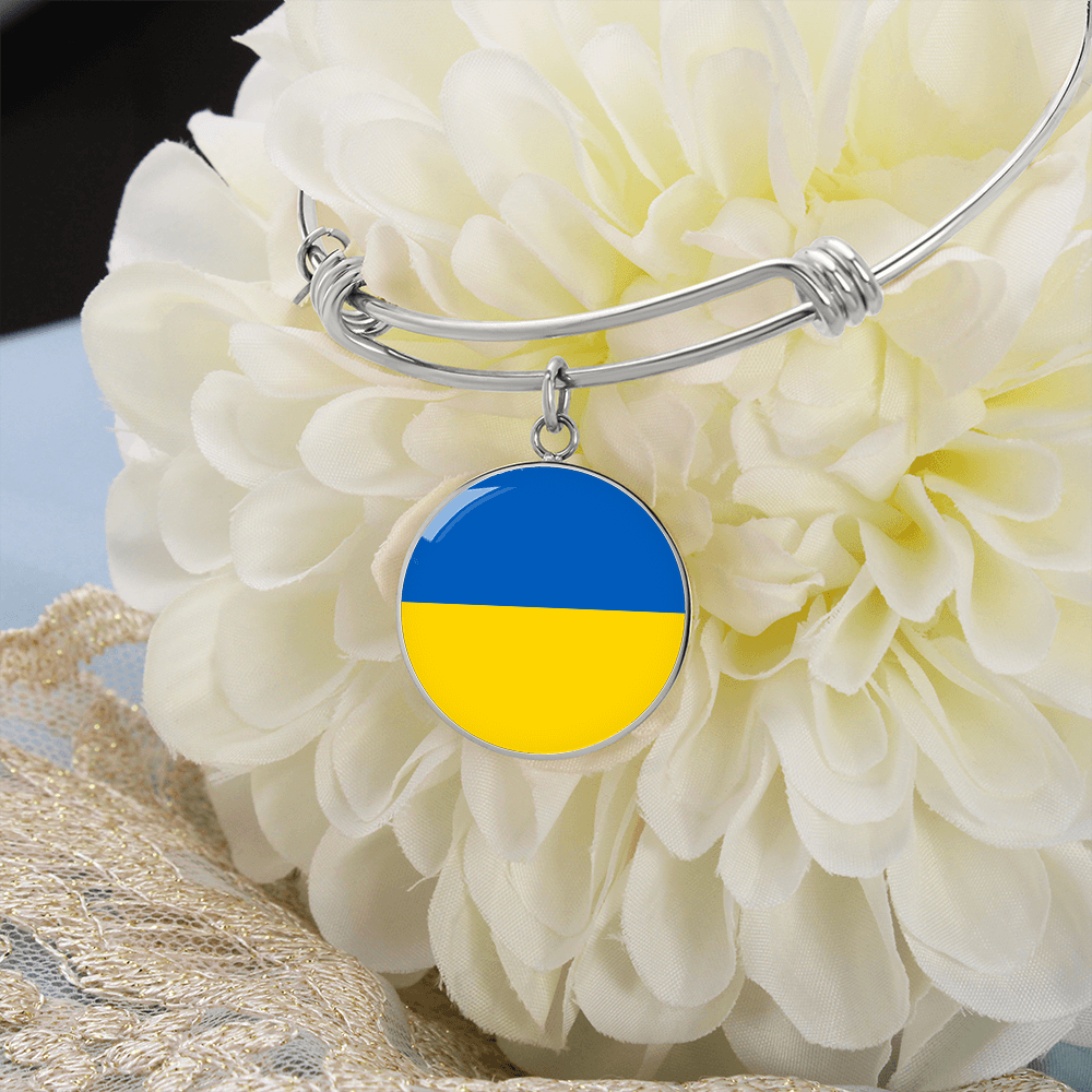 Stand for Ukraine hand-made bracelet