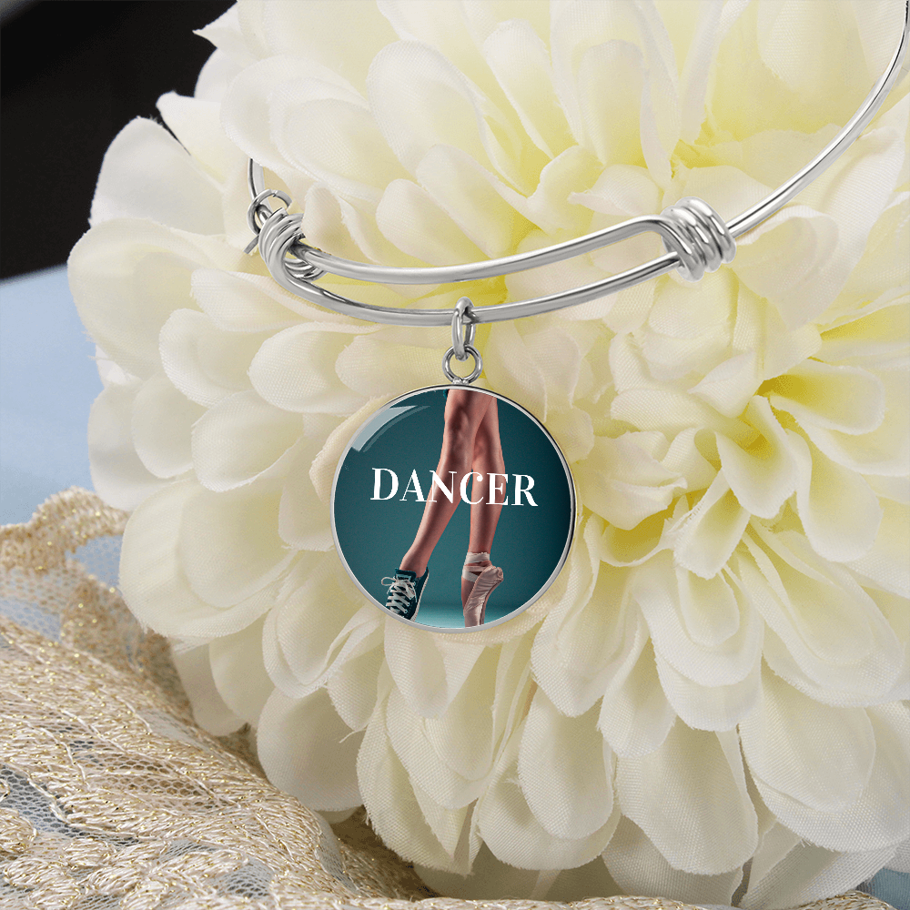 Dancer handmade bracelet. Show the world you are a dancer.