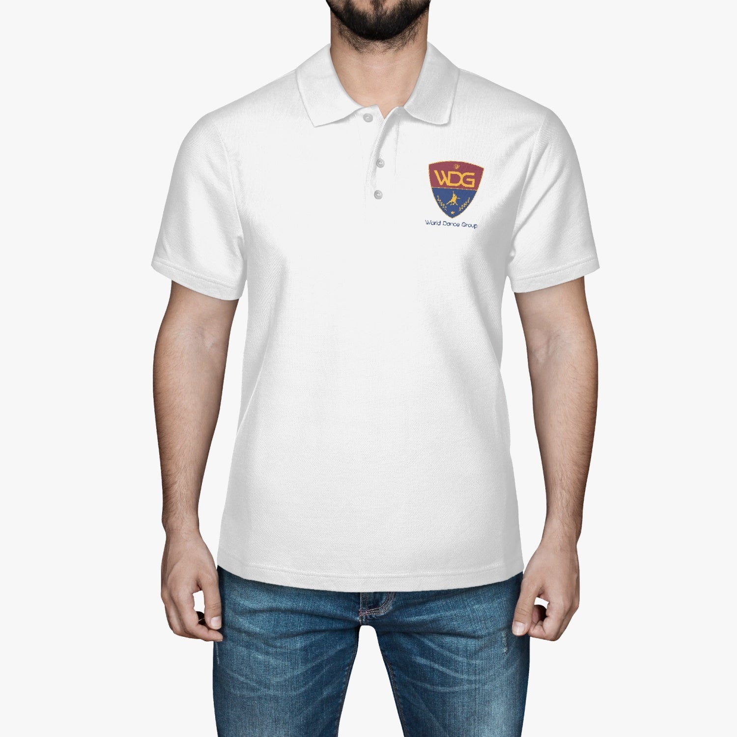 Handmade WDG Men Polo Shirt - World Salsa Championships