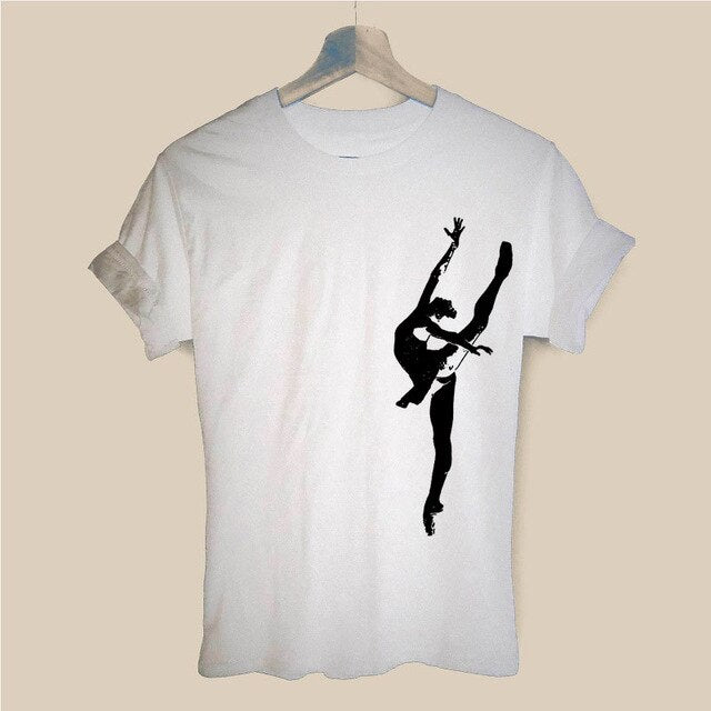 Ballet Dancer Harajuku T Shirt Funny T-shirt Women Clothing Casual Short Sleeve Tops Tees Plus Size - World Salsa Championships