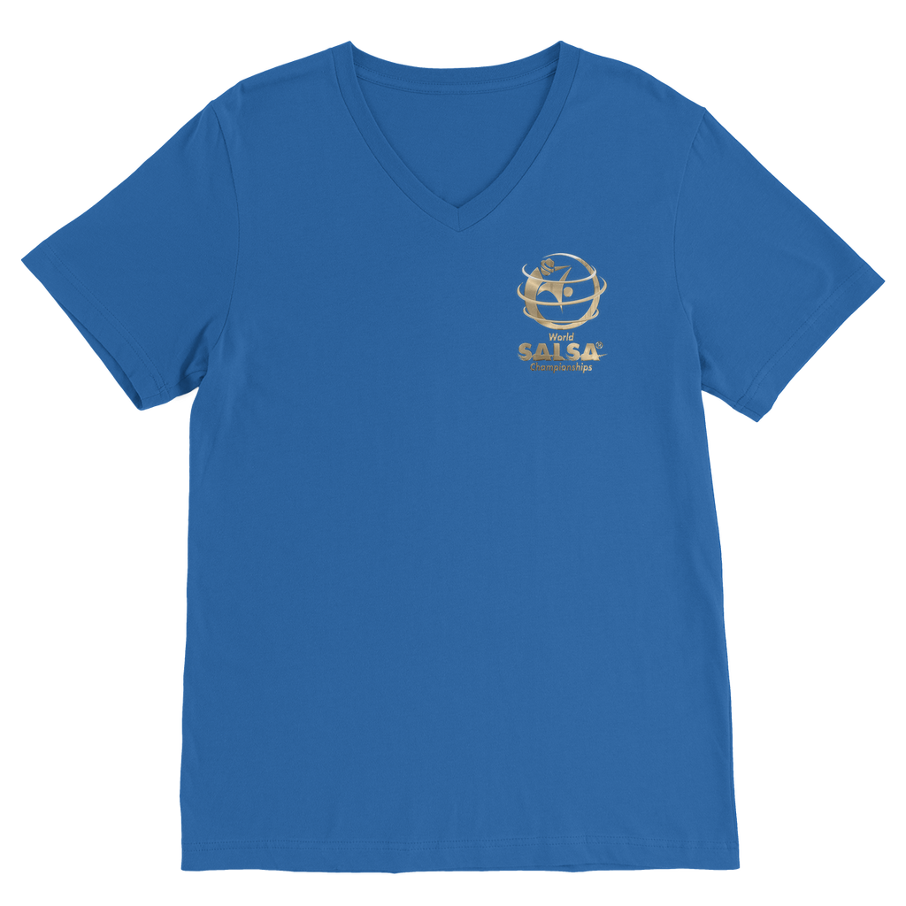 WSC Gold Collection Premium V-Neck T-Shirt - World Salsa Championships