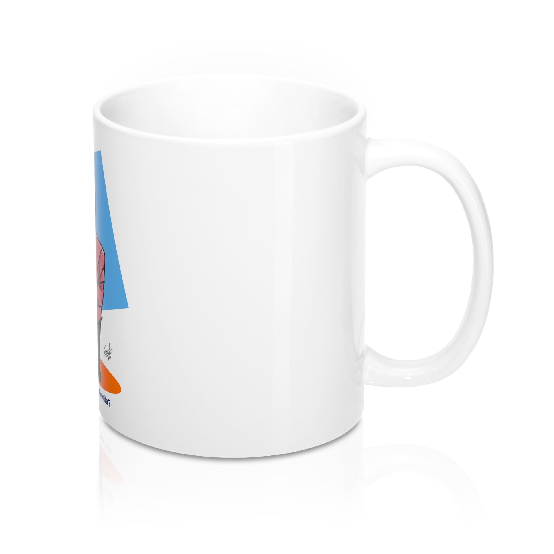 SalZOOM Mug 11oz-Cheo Feliciano Cartoon - World Salsa Championships