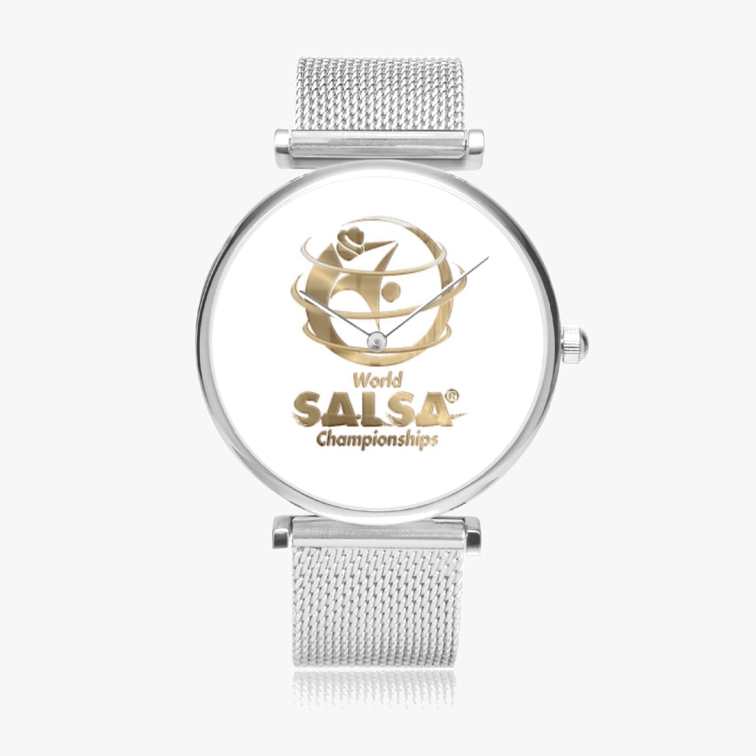 WSC Gold Collection New Stylish Ultra-Thin Quartz Watch - World Salsa Championships