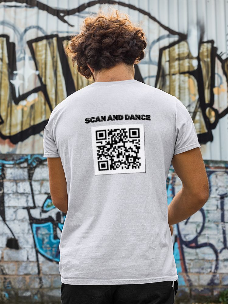 Scan and Dance T-Shirt. Tito Ortos collection NFT edition