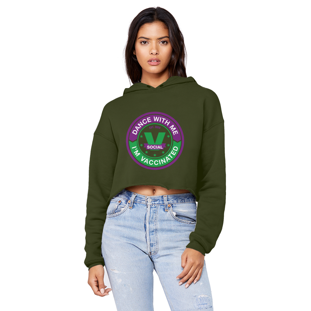 Dance with Me Unisex Cropped Raw Edge Boyfriend Hoodie - World Salsa Championships
