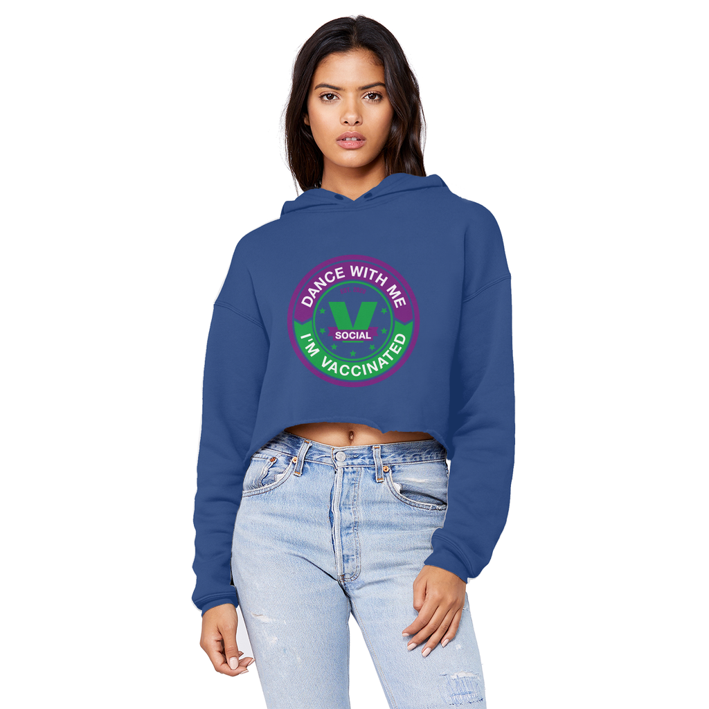 Dance with Me Unisex Cropped Raw Edge Boyfriend Hoodie - World Salsa Championships