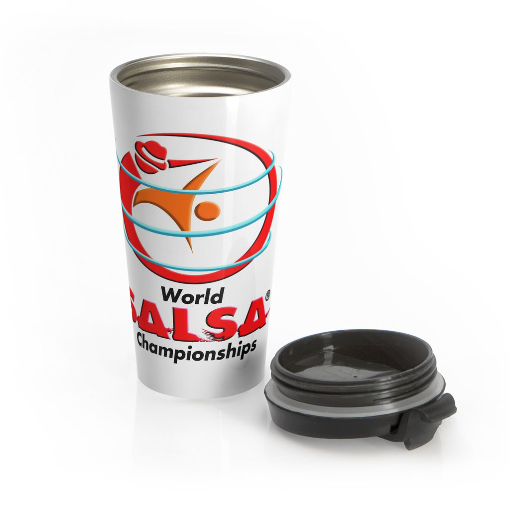 World Salsa Championships Stainless Steel Travel Mug - World Salsa Championships