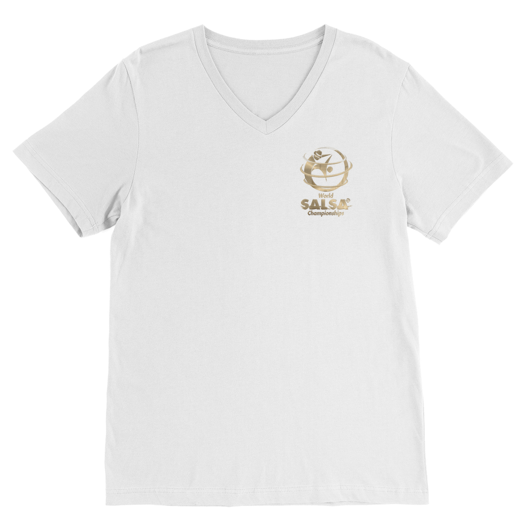 WSC Gold Collection Premium V-Neck T-Shirt - World Salsa Championships