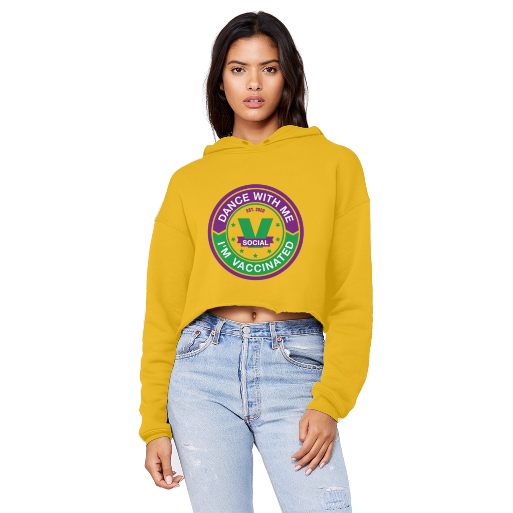 Dance with Me Unisex Cropped Raw Edge Boyfriend Hoodie - World Salsa Championships